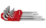 Klucze imbusowe Torx Yato długie kpl. 9cz. T10-T50 - 0512