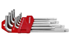 Klucze imbusowe Torx Yato długie kpl. 9cz. T10-T50 - 0512