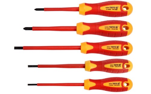 Wkrętaki izolowane YATO 1000V kpl. 5 szt. - 2827