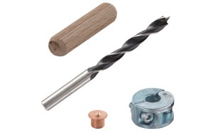 Zestaw do połączeń kołkowych średnicy 6mm Wolfcraft 2916000