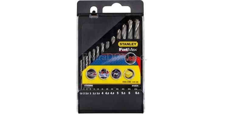 Wiertła do metalu Stanley FATMAX kpl. 13 szt. STA56008