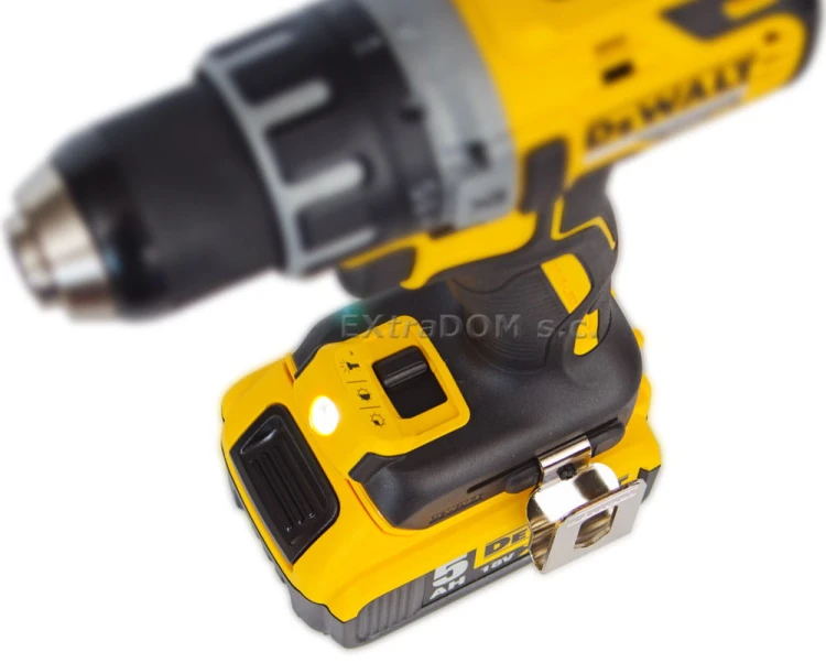 DEWALT wiertarko - wkrętarka 18V bezszczotkowa XR 2 bat 5,0Ah 13mm 2 biegi KUFER DCD791P2-QW