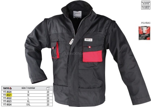 Bluza robocza Yato rozmiar S-XXL YT-8020 8024