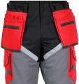 Spodnie robocze z odblaskami Lahti Pro 100% bawełna L40505g