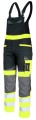 Spodnie ostrzegawcze robocze typu ogrodniczki SLIM FIT Lahti Pro L40610