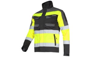 Kurtka ostrzegawcza robocza SLIM FIT Lahti Pro rozmiar XXXL, L4041106 czarno - żółta