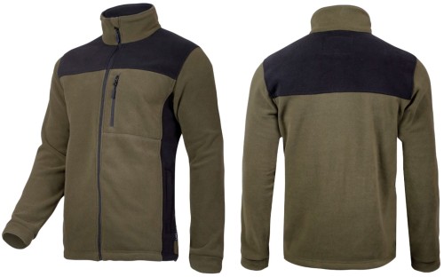 Bluza polar Lahti Pro khaki-czarna L40116
