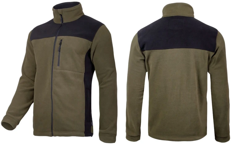 Bluza polar Lahti Pro khaki-czarna L40116