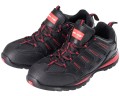 Półbuty robocze ochronne Lahti Pro kat. SB SRA buty skórzane OXFORD czarno-czerwone L30402
