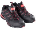 Półbuty robocze ochronne Lahti Pro kat. SB SRA buty skórzane OXFORD czarno-czerwone L30402
