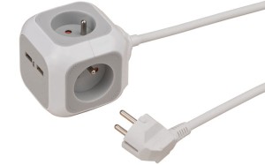 Przedłużacz biurowy 1,4m z gniazdami USB ALEA-Power Brennenstuhl