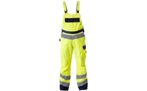 Spodnie ostrzegawcze robocze ogrodniczki PREMIUM Lahti Pro rozmiar XL, L4110704 żółte