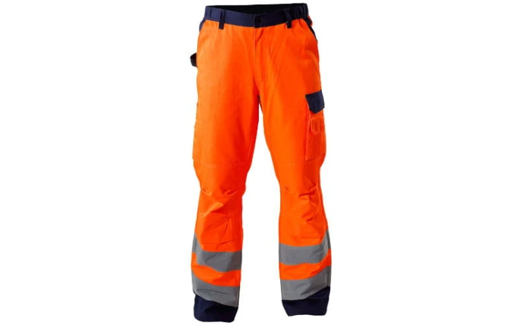 Spodnie ostrzegawcze robocze PREMIUM Lahti Pro  L41005 pomarańczowe