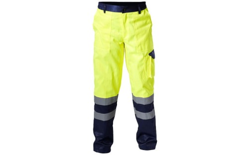 Spodnie ostrzegawcze robocze letnie Lahti Pro L41004 żółte