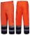 Spodnie zimowe ostrzegawcze ocieplane do pasa Lahti Pro L41001 pomarańczowe