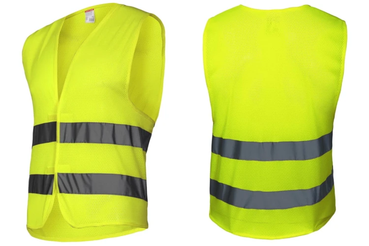 Kamizelka z pasami odblaskowymi Lahti Pro L41305 żółta