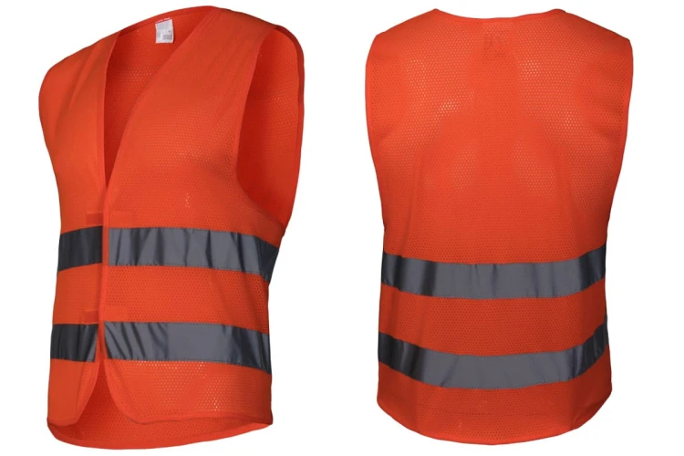 Kamizelka z pasami odblaskowymi Lahti Pro L41306 pomarańczowa