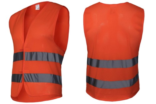 Kamizelka z pasami odblaskowymi Lahti Pro L41306 pomarańczowa
