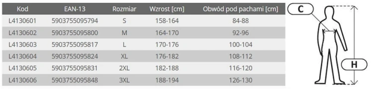 Kamizelka z pasami odblaskowymi Lahti Pro L41306 pomarańczowa