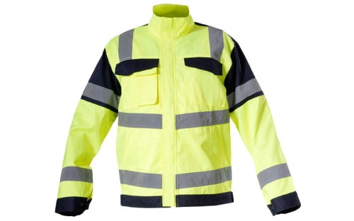 Kurtka ostrzegawcza odblaskowa letnia PREMIUM Lahti Pro rozmiar S L4091201 żółta