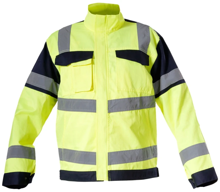 Kurtka ostrzegawcza odblaskowa letnia PREMIUM Lahti Pro rozmiar S L4091201 żółta