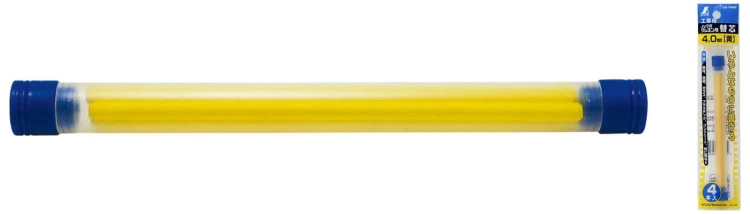 Zapasowy grafit 4mm, żółty, kpl. 4 szt Shinwa 78460