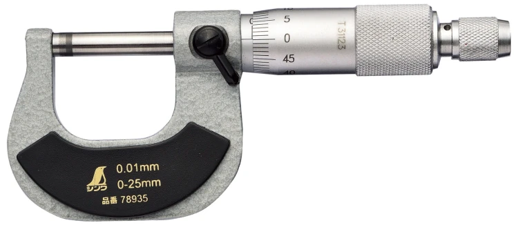 Mikrometr 0 - 25 mm Shinwa 78935