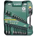 Klucze płasko - oczkowe z podwójną grzechotką Gearwrench SATA zestaw 12 szt. 09066