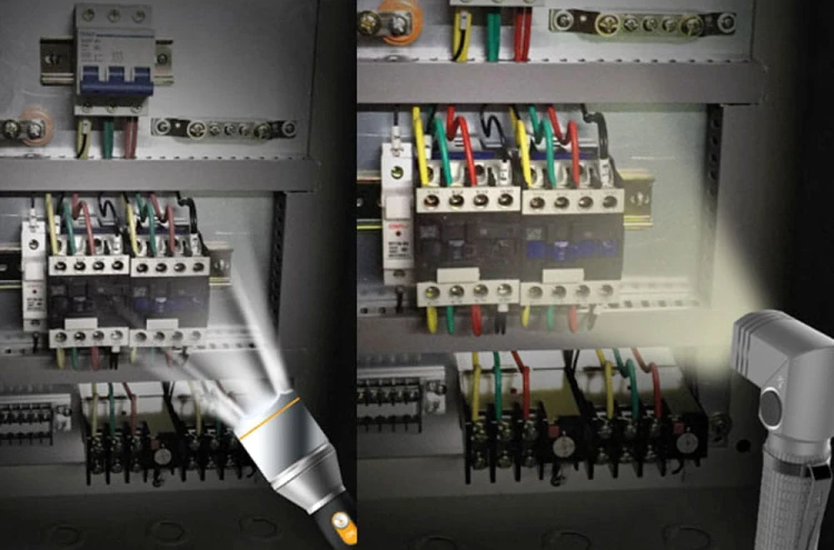 Latarka z obrotową głowicą LED + UV HUV 2.180 200lm Hesse KG 488996