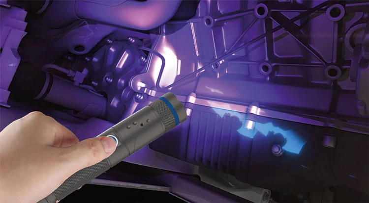 Latarka z obrotową głowicą LED + UV HUV 2.180 200lm Hesse KG 488996