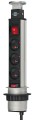 Przedłużacz kolumnowy Tower Power z łądowarką USB Brennenstuhl 3 gniazda, przewód 2m H05VV-F 3G1,5 z wyłącznikiem 1396201013