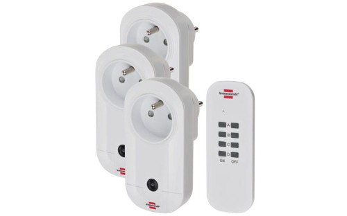 Przełączniki wyłączniki bezprzewodowe radiowe zestaw 3 sztuk Comfort-Line Brennenstuhl RC CE1 3001