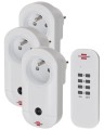 Przełączniki wyłączniki bezprzewodowe radiowe zestaw 3 sztuk Comfort-Line Brennenstuhl RC CE1 3001