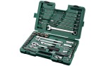 Klucze nasadowe 1/4" 1/2" metryczne, narzędzia Sata kpl. 76 cz. 09519