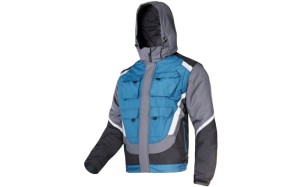 Kurtka robocza bezrękawnik 2w1 ocieplana z kapturem Lahti Pro rozmiar XXXL L4092406
