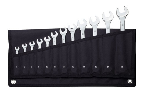 Klucze płasko-oczkowe PROXXON kpl. 12 szt 6 - 19mm 23825