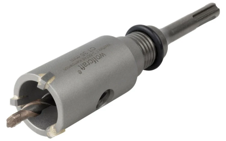 Otwornica korona wiertarska 35 mm z trzpieniem SDS Plus Wolfcraft 5458000