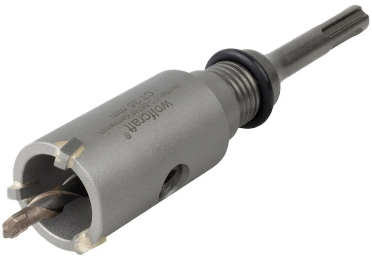 Otwornica korona wiertarska 35 mm z trzpieniem SDS Plus Wolfcraft 5458000