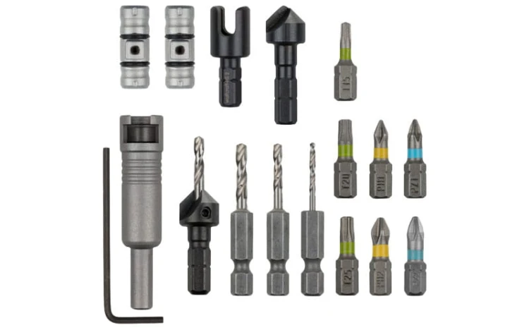 FLIPBIT Wolfcraft uniwersalny zestaw montażowy All-In-One 16 cz. 3086000
