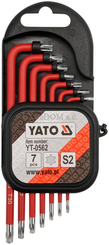 Klucze Torx Yato kpl. 7 sztuk YT-0562