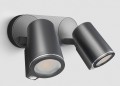 Energooszczędna zewnętrzna lampa LED 15W Steinel Spot DUO z czujnikiem antracyt 058647