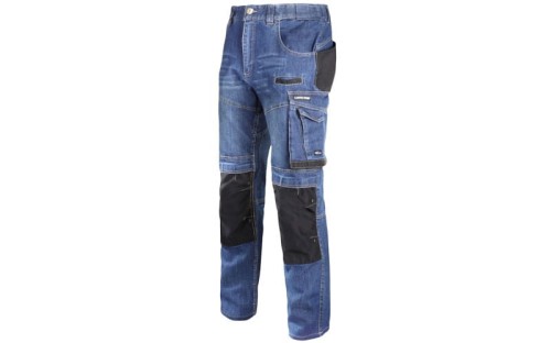 Jeansy spodnie robocze Lahti Pro wzmacniane niebieskie rozmiar S L4051001