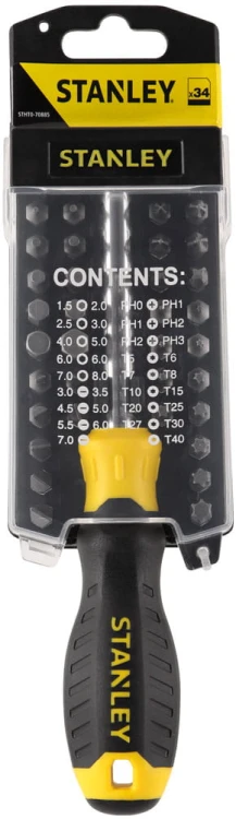Wkrętak z wymiennymi bitami Stanley Multibit kpl 34 szt STHT0-70885