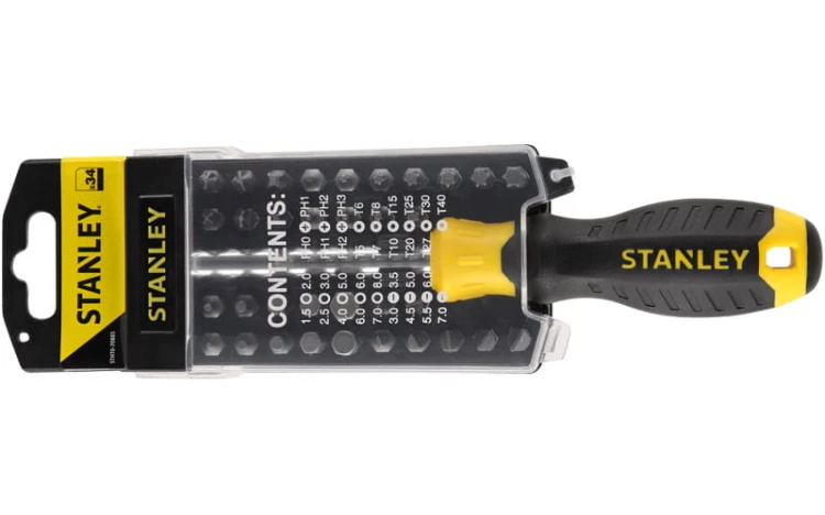 Wkrętak z wymiennymi bitami Stanley Multibit kpl 34 szt STHT0-70885