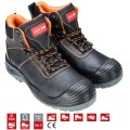 Trzewiki ochronne Lahti Pro kat. S1P SRA buty robocze skórzane czarne LPTOMD