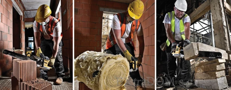 DEWALT Pilarka ALLIGATOR® 1700W, 430mm + brzeszczot do cegieł POROTHERM klasy 12
