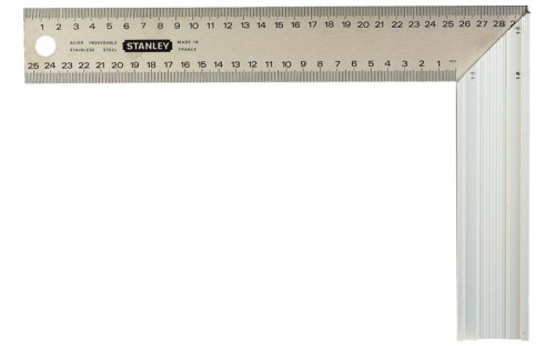 Kątownik stolarski Stanley z podziałką 200x300mm 45-686