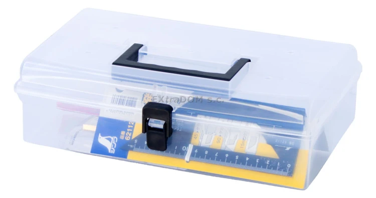 Zestaw Shinwa: liniał 15cm 13005 + kątownik mini 7,5cm 62022 + kątownik 3D 62113 + organizer GRATIS