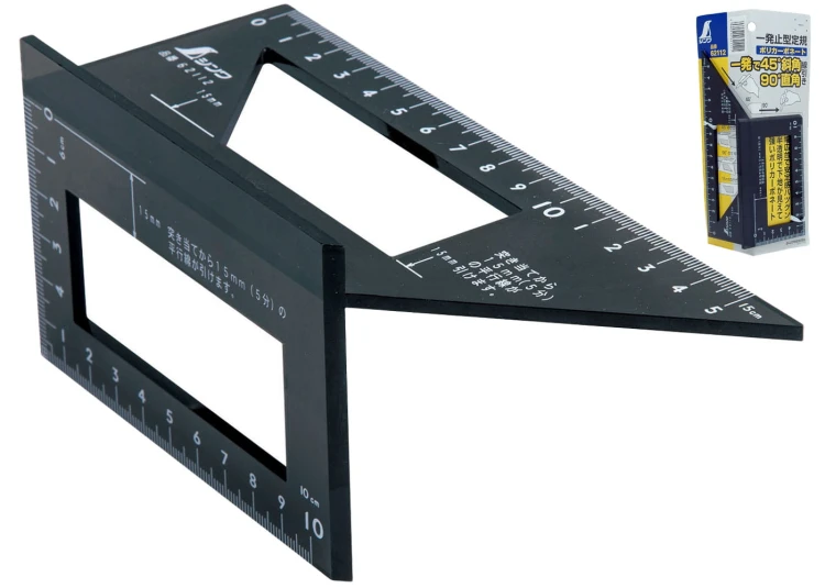 Zestaw Shinwa: liniał 15cm 13005 + kątownik mini 7,5cm 62022 + kątownik 3D 62113 + organizer GRATIS