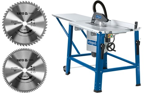 Pilarka tarczowa stołowa Scheppach 315mm 2200W 230V HS120o + 2 tarcze YATO